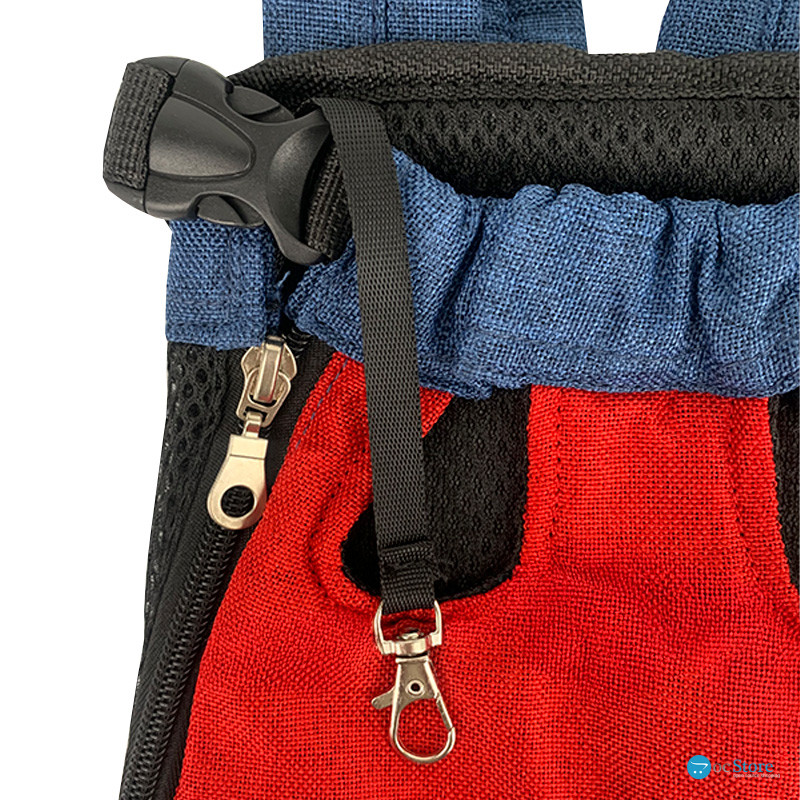 Рюкзак- кенгуру для животных A10010-BR Red Blue M