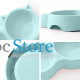 Миска для кошек Taotaopets Cat 123307 двойная пластиковая Blue