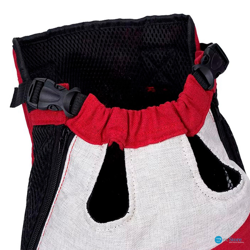 Рюкзак- кенгуру для животных A10010-WR White Red S