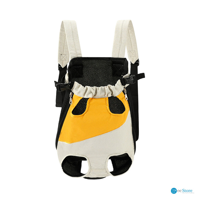 Рюкзак- кенгуру для животных A10010-YW Yellow White S