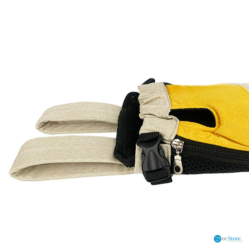 Рюкзак- кенгуру для животных A10010-YW Yellow White S
