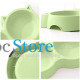 Миска для кошек Taotaopets Cat 123307 двойная пластиковая Green