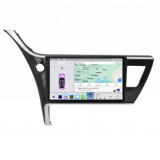 Штатная магнитола Lesko для Toyota Auris II Рестайлинг 2015-2018 экран 10" 4/64 QLED CarPlay 4G Wi-Fi GPS 360 Prime