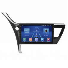 Штатная магнитола Lesko для Toyota Auris II Рестайлинг 2015-2018 экран 10" 2/32Gb 4G Wi-Fi GPS Top