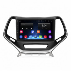 Штатная магнитола Lesko для Jeep Cherokee V (KL) Рестайлинг 2018-н.в экран 10" 2/32Gb Wi-Fi GPS Base