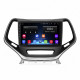 Штатная магнитола Lesko для Jeep Cherokee V (KL) Рестайлинг 2018-н.в экран 10" 2/32Gb Wi-Fi GPS Base