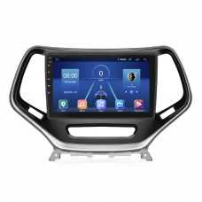 Штатная магнитола Lesko для Jeep Cherokee V (KL) Рестайлинг 2018-н.в экран 10" 6/128Gb 4G Wi-Fi GPS Top