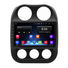 Штатная магнитола Lesko для Jeep Patriot  2007-2016 экран 10" 2/32Gb Wi-Fi GPS Base