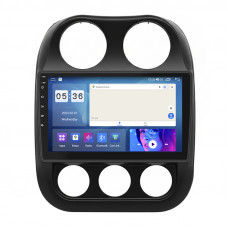 Штатная магнитола Lesko для Jeep Patriot  2007-2016 экран 10" 2/32Gb CarPlay 4G Wi-Fi GPS Prime