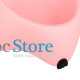Миска для собак котов М120 пластиковая одинарная 300 мл Peach