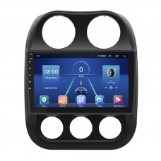 Штатная магнитола Lesko для Jeep Patriot  2007-2016 экран 10" 4/64Gb 4G Wi-Fi GPS Top