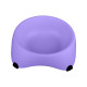 Миска для собак котов М120 пластиковая одинарная 300 мл Purple