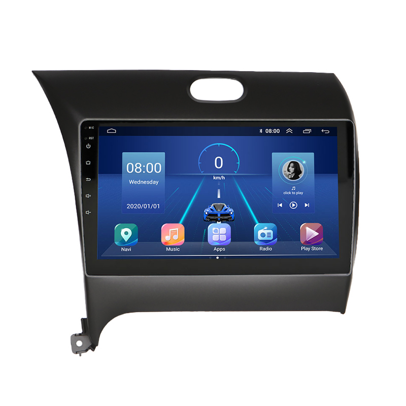 Штатная магнитола Lesko для Kia Forte II 2013-2016 экран 9" 4/32Gb 4G Wi-Fi GPS Top