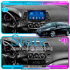 Штатная магнитола Lesko для Mitsubishi Grandis Manual A/C 2003-2011 экран 9" 2/32Gb Wi-Fi GPS Base