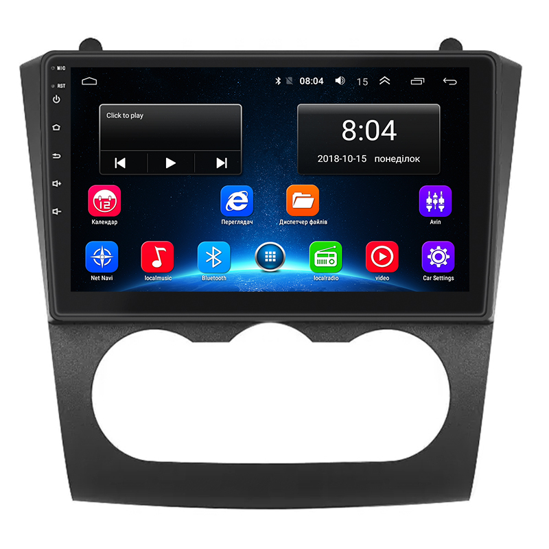 Штатная магнитола Lesko для Nissan Altima IV (L32) Manual AC 2006-2009 экран 9" 2/32Gb Wi-Fi GPS Base