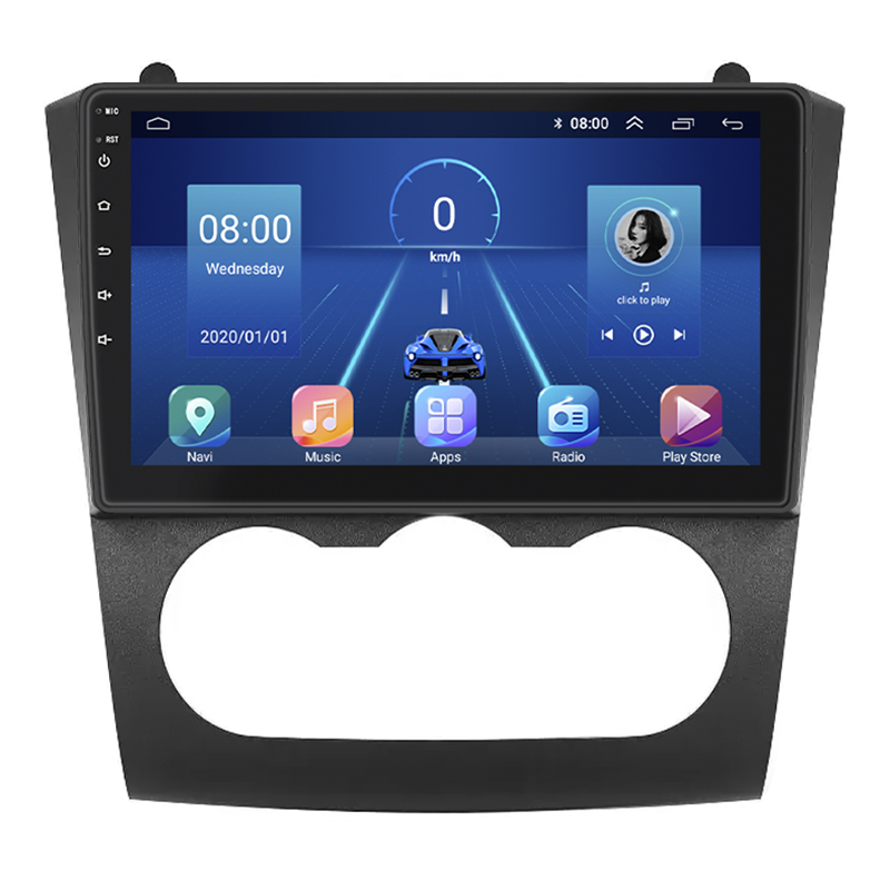 Штатная магнитола Lesko для Nissan Altima IV (L32) Manual AC 2006-2009 экран 9" 4/64Gb 4G Wi-Fi GPS Top