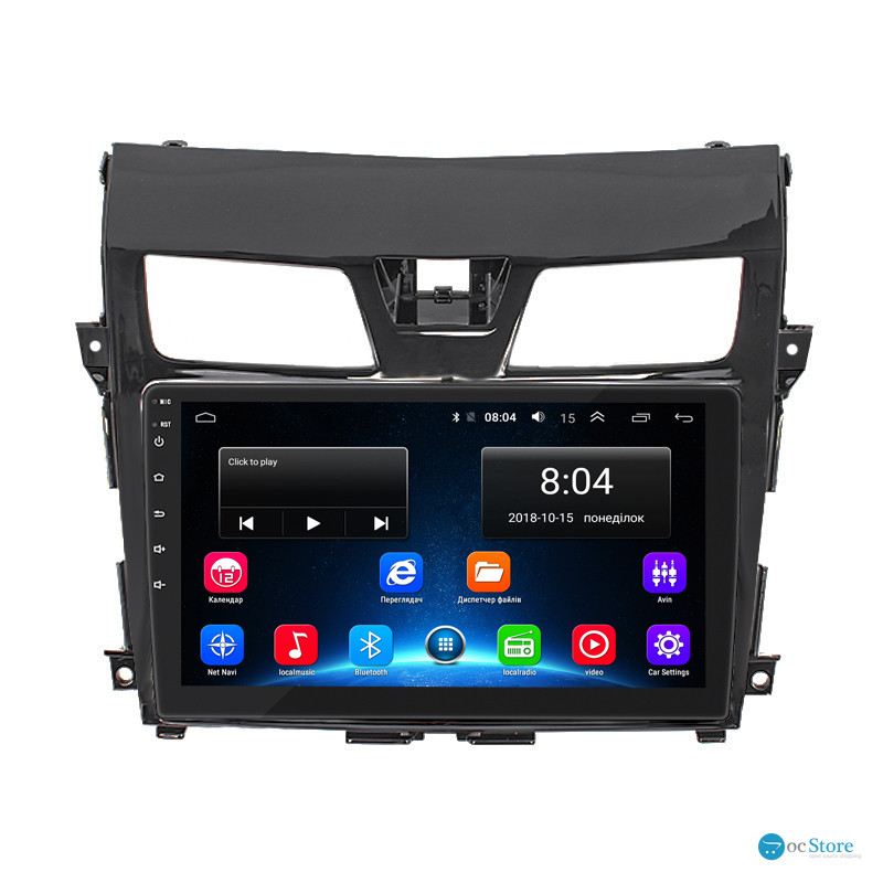 Штатная магнитола Lesko для Nissan Altima V (L33) 2012-2015 экран 10" 2/32Gb Wi-Fi GPS Base