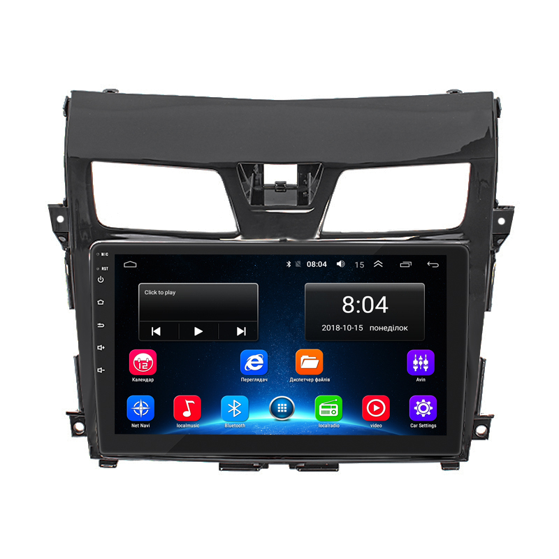 Штатная магнитола Lesko для Nissan Altima V (L33) 2012-2015 экран 10" 2/32Gb Wi-Fi GPS Base