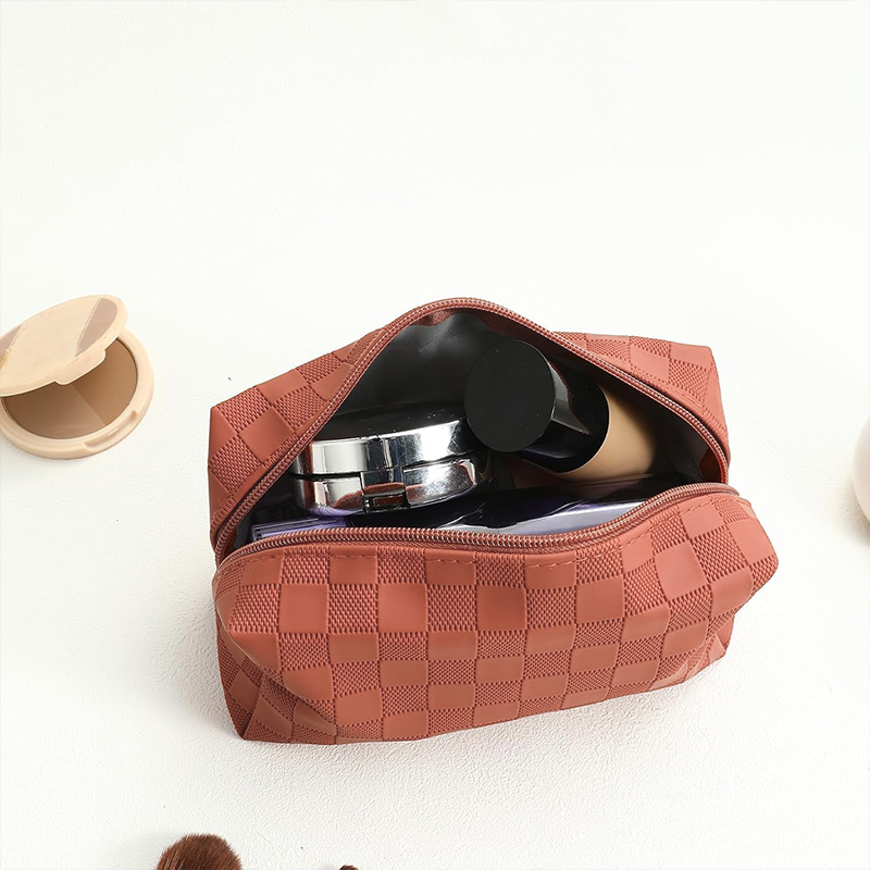 Женская косметичка 34030 несессер органайзер дорожная бьюти кейс Brown