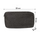 Женская косметичка B0220 несесер органайзер дорожний бьюти кейс плюшевая Gray