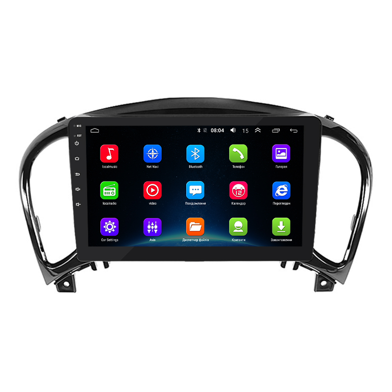 Штатная магнитола Lesko для Nissan Juke I Рестайлинг 2014-2019 экран 9" 2/32Gb Wi-Fi GPS Base