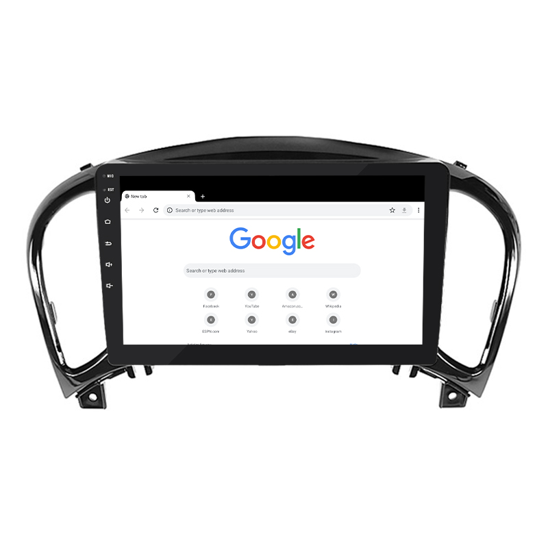 Штатная магнитола Lesko для Nissan Juke I Рестайлинг 2014-2019 экран 9" 2/32Gb Wi-Fi GPS Base