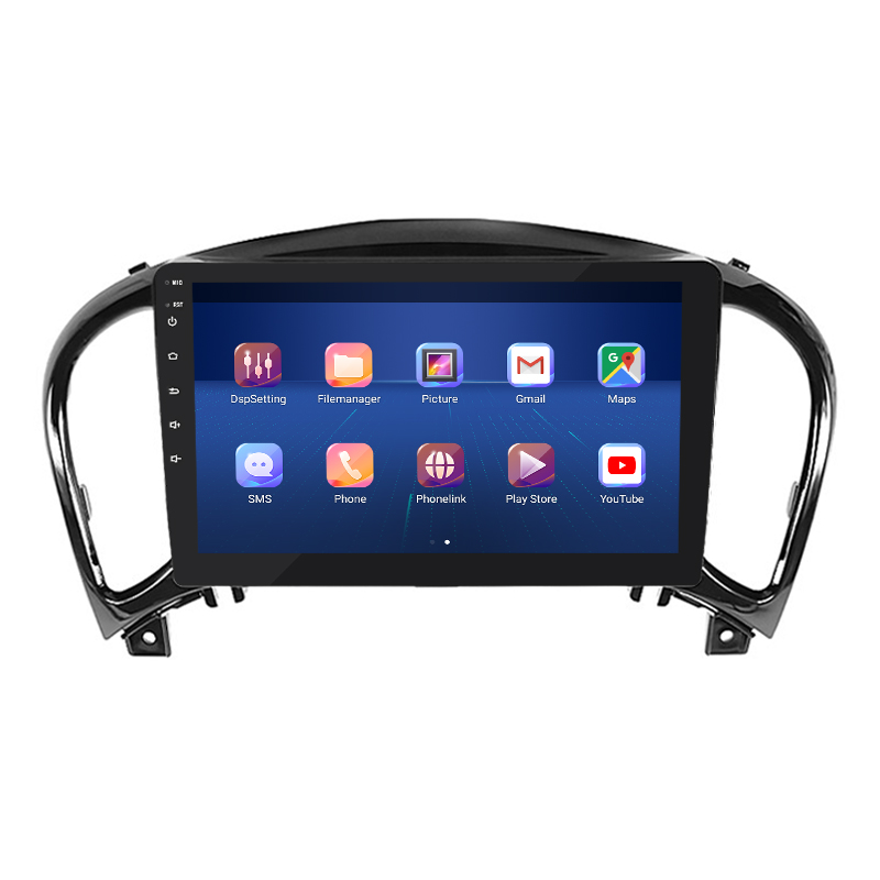 Штатная магнитола Lesko для Nissan Juke I Рестайлинг 2014-2019 экран 9" 2/32Gb 4G Wi-Fi GPS Top