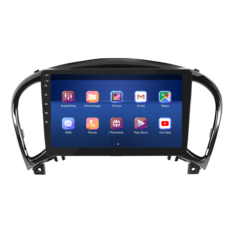 Штатная магнитола Lesko для Nissan Juke I Рестайлинг 2014-2019 экран 9" 6/128Gb 4G Wi-Fi GPS Top