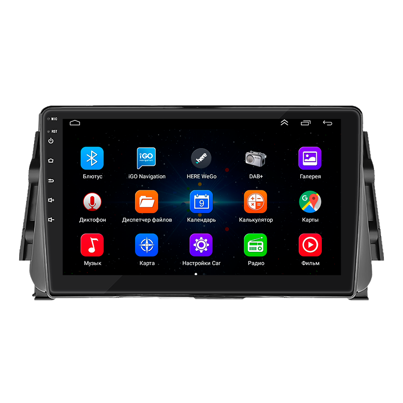 Штатная магнитола Lesko для Nissan Kicks I Рестайлинг 2020-н.в. экран 9" 2/32Gb Wi-Fi GPS Base