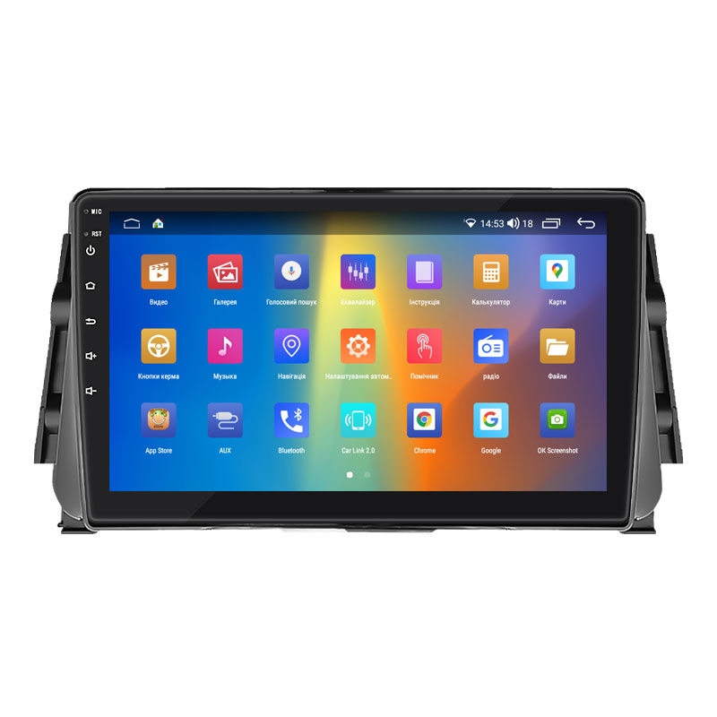 Штатная магнитола Lesko для Nissan Kicks I Рестайлинг 2020-н.в. экран 9" 2/32Gb CarPlay 4G Wi-Fi GPS Prime