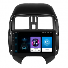 Штатная магнитола Lesko для Nissan Latio I (N17) 2012-2014 экран 9" 1/16Gb Wi-Fi GPS Base