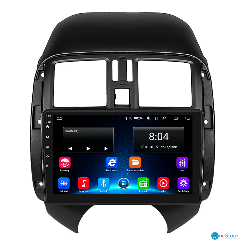 Штатная магнитола Lesko для Nissan Latio I (N17) 2012-2014 экран 9" 2/32Gb Wi-Fi GPS Base
