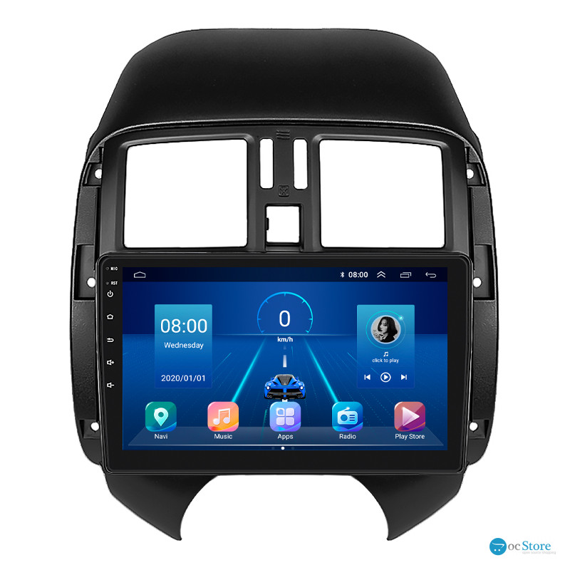 Штатная магнитола Lesko для Nissan Latio I (N17) 2012-2014 экран 9" 6/128Gb 4G Wi-Fi GPS Top