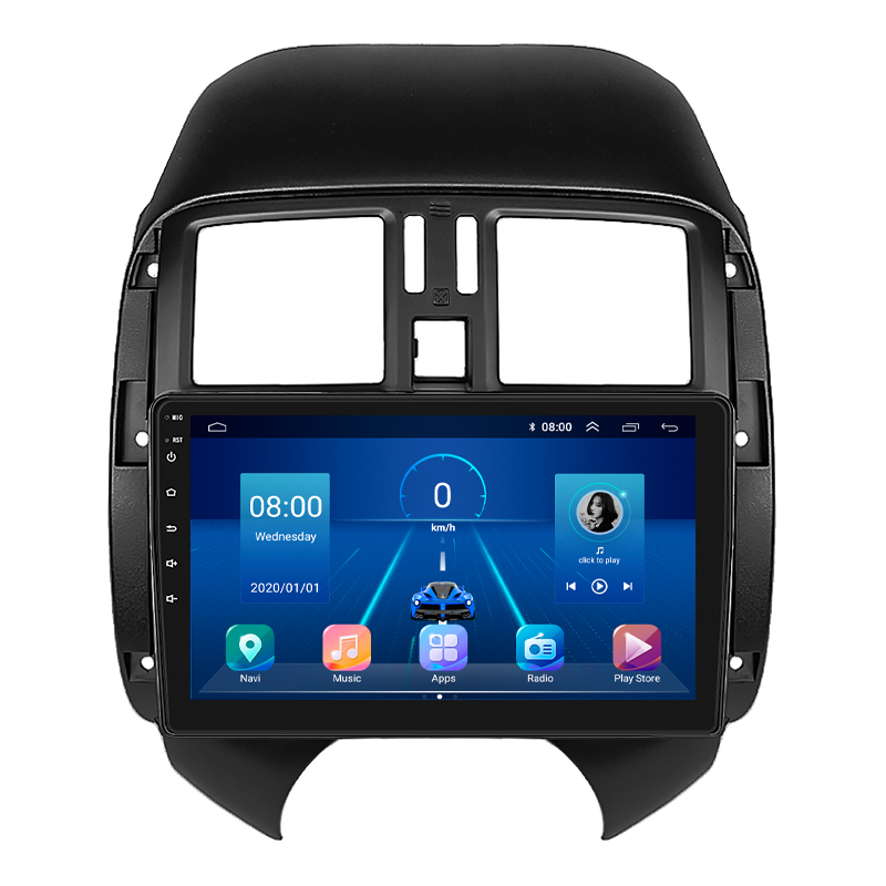 Штатная магнитола Lesko для Nissan Latio I (N17) 2012-2014 экран 9" 6/128Gb 4G Wi-Fi GPS Top