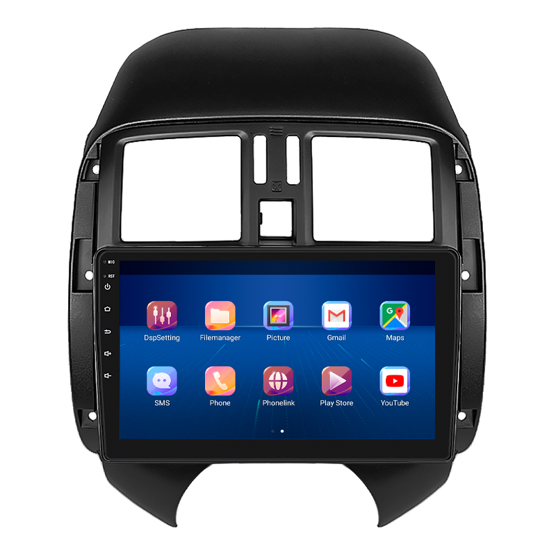 Штатная магнитола Lesko для Nissan Latio I (N17) Рестайлинг 2014-2016 экран 9" 2/32Gb 4G Wi-Fi GPS Top