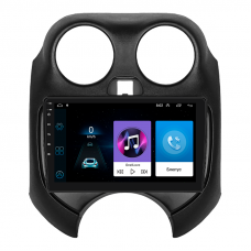 Штатная магнитола Lesko для Nissan March IV (K13) 2010-2013 экран 9" 1/16Gb Wi-Fi GPS Base