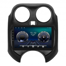 Штатная магнитола Lesko для Nissan March IV (K13) 2010-2013 экран 9" 4/64Gb 4G Wi-Fi GPS Top