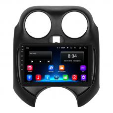 Штатная магнитола Lesko для Nissan March IV (K13) Рестайлинг 2013-н.в. экран 9" 2/32Gb Wi-Fi GPS Base