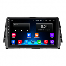 Штатная магнитола Lesko для Nissan Micra V 2017-н.в. экран 9" 2/32Gb Wi-Fi GPS Base
