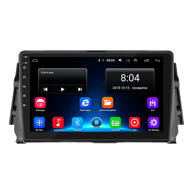 Штатная магнитола Lesko для Nissan Micra V 2017-н.в. экран 9" 2/32Gb Wi-Fi GPS Base