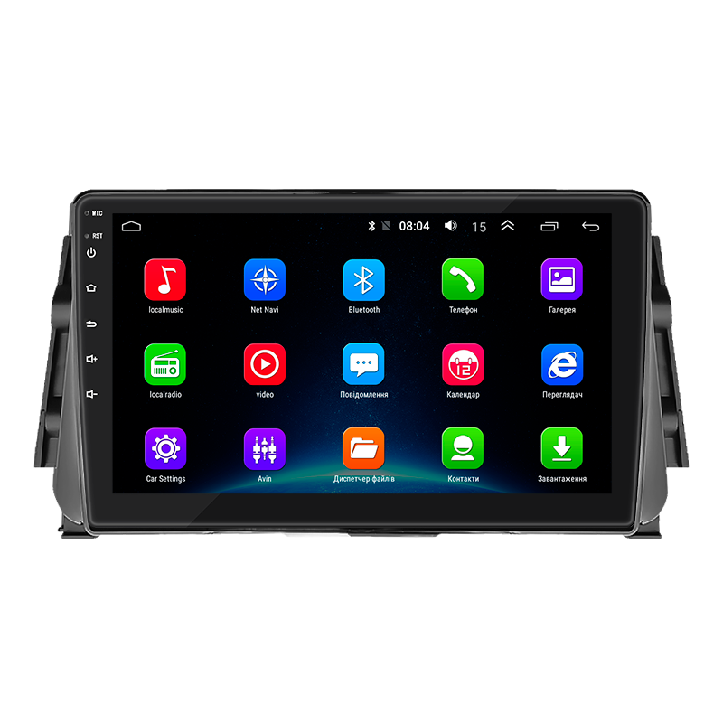 Штатная магнитола Lesko для Nissan Micra V 2017-н.в. экран 9" 2/32Gb Wi-Fi GPS Base