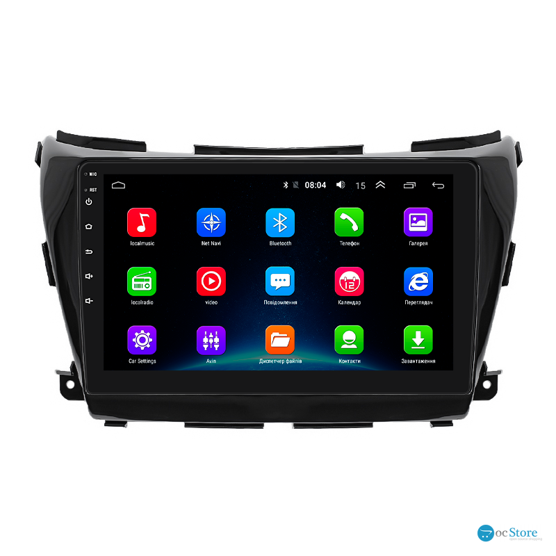 Штатная магнитола Lesko для Nissan Murano III (Z52) 2014-н.в. экран 10" 2/32Gb Wi-Fi GPS Base