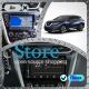 Штатная магнитола Lesko для Nissan Murano III (Z52) 2014-н.в. экран 10" 2/32Gb 4G Wi-Fi GPS Top