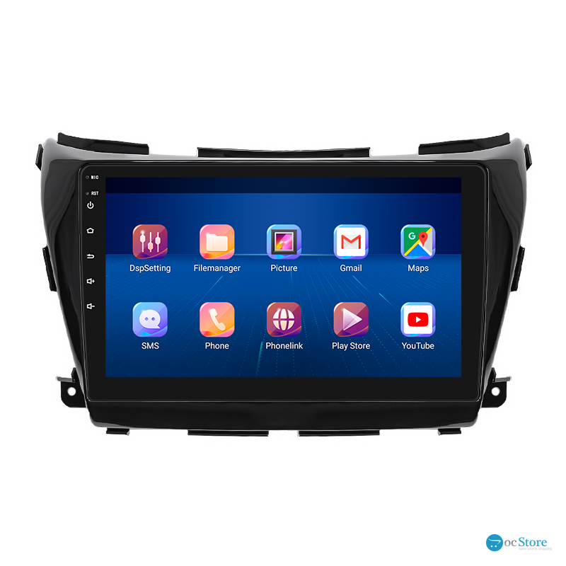 Штатная магнитола Lesko для Nissan Murano III (Z52) 2014-н.в. экран 10" 4/64Gb 4G Wi-Fi GPS Top
