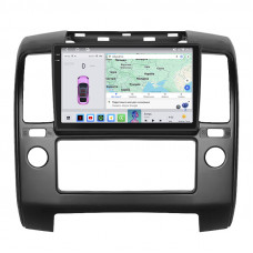 Штатная магнитола Lesko для Nissan Navara (Frontier) III (D40) 2004-2010 экран 9" 4/64 QLED CarPlay 4G Wi-Fi GPS 360 Prime