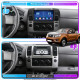 Штатная магнитола Lesko для Nissan Navara (Frontier) III (D40) 2004-2010 экран 9" 2/32Gb 4G Wi-Fi GPS Top
