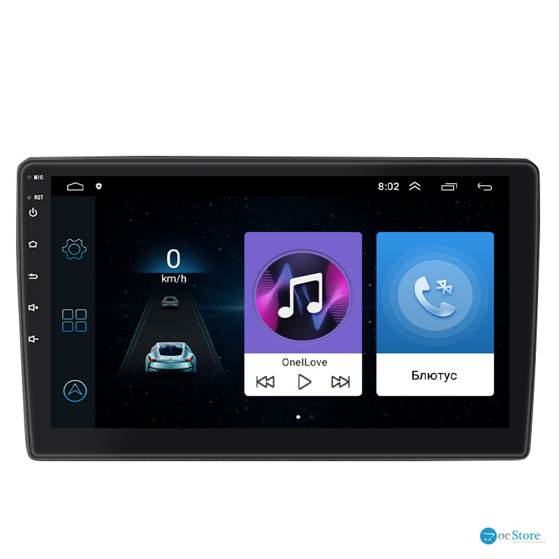 Штатная магнитола Lesko для Nissan Navara (Frontier) III (D40) ver 2 2005-2010 экран 9" 1/16Gb Wi-Fi GPS Base