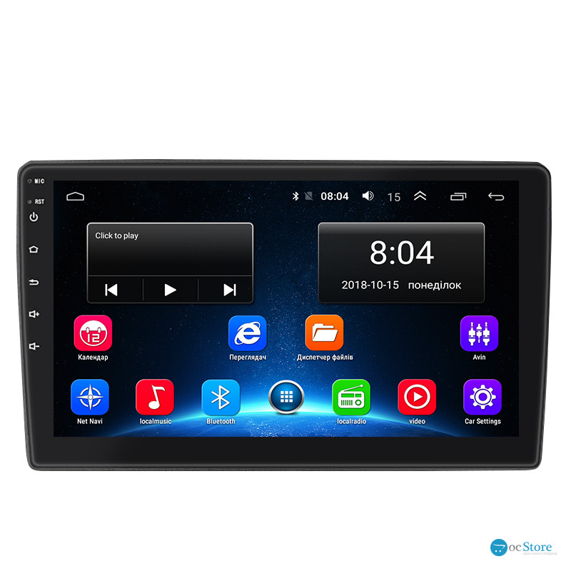 Штатная магнитола Lesko для Nissan Navara (Frontier) III (D40) ver 2 2005-2010 экран 9" 2/32Gb Wi-Fi GPS Base