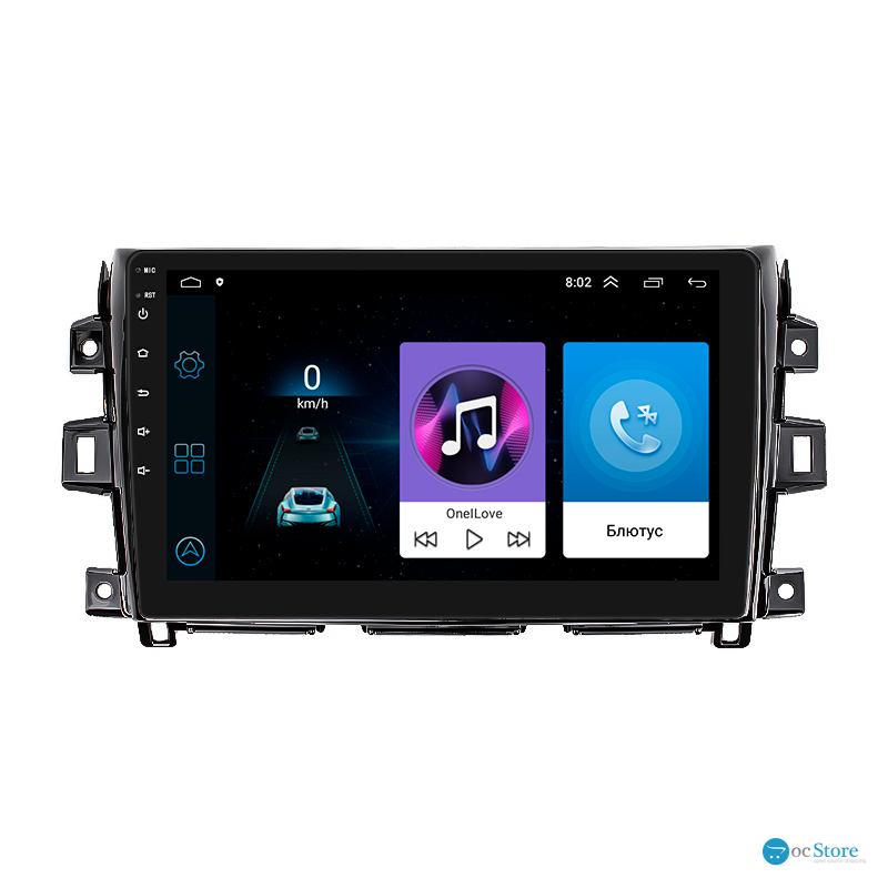 Штатная магнитола Lesko для Nissan Navara (Frontier) IV (D23) 2014-2016 экран 10" 1/16Gb Wi-Fi GPS Base
