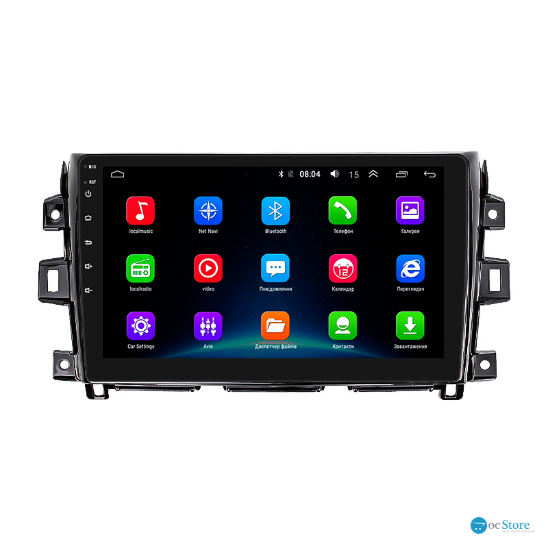 Штатная магнитола Lesko для Nissan Navara (Frontier) IV (D23) 2014-2016 экран 10" 2/32Gb Wi-Fi GPS Base